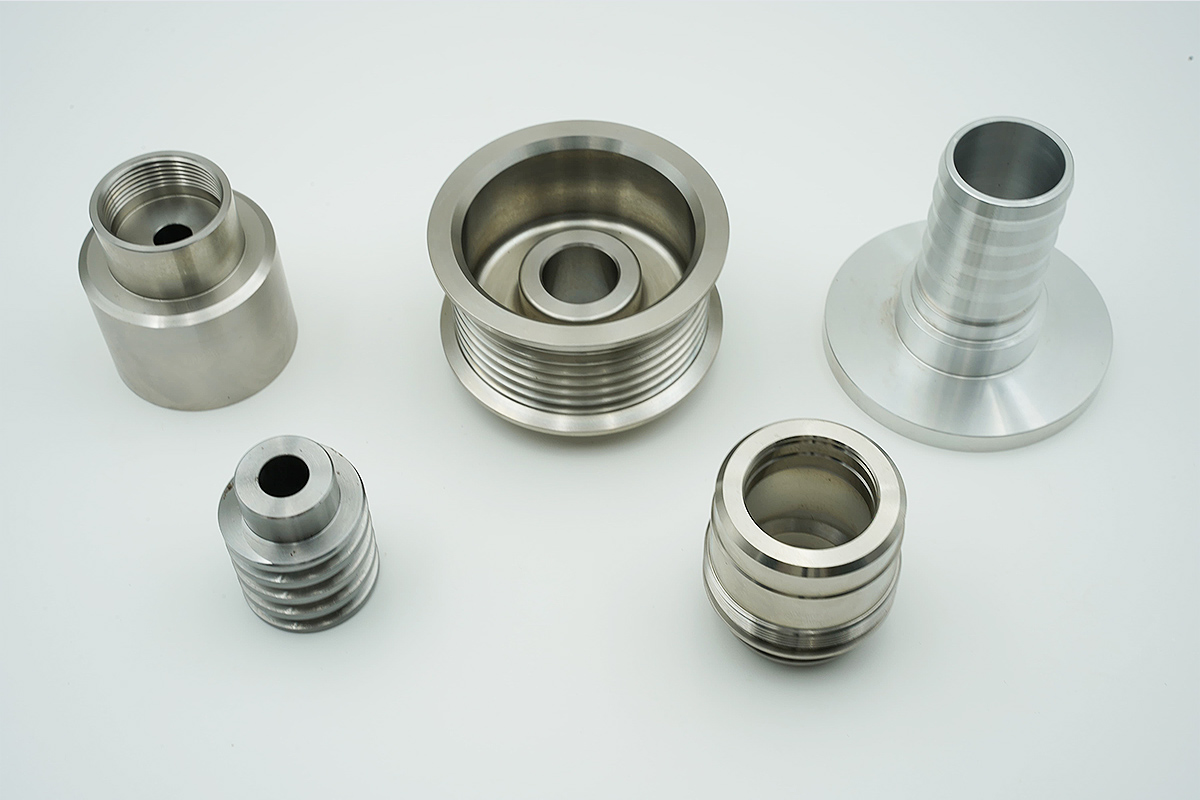 Threaded stainless steel parts