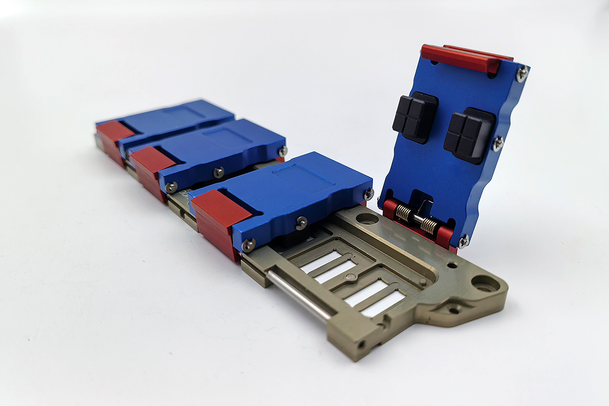 Memory stick fixture processing and assembly